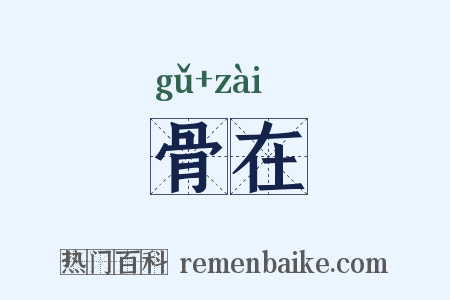 骨在是什么意思的图片